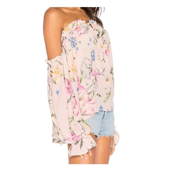 Yumi Kim REVOLVE Dream On Top in Cabana Party Pink Floral, Size Medium, MP $185 - Picture 14 of 15